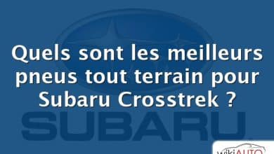 Quels sont les meilleurs pneus tout terrain pour Subaru Crosstrek ?