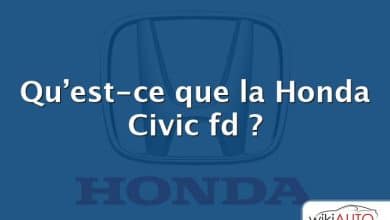 Qu’est-ce que la Honda Civic fd ?