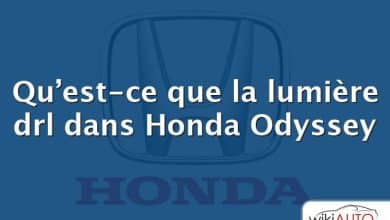 Qu’est-ce que la lumière drl dans Honda Odyssey