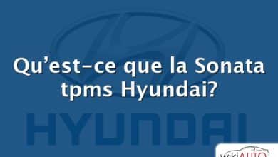 Qu’est-ce que la Sonata tpms Hyundai?