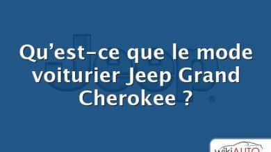 Qu’est-ce que le mode voiturier Jeep Grand Cherokee ?