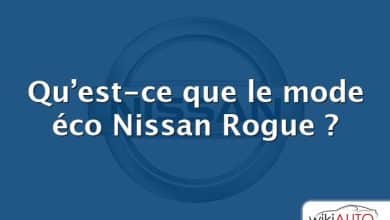 Qu’est-ce que le mode éco Nissan Rogue ?