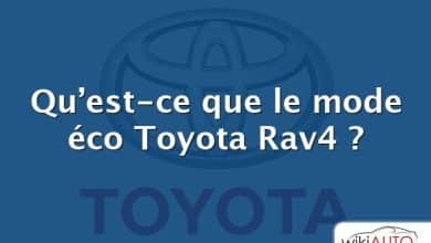 Qu’est-ce que le mode éco Toyota Rav4 ?