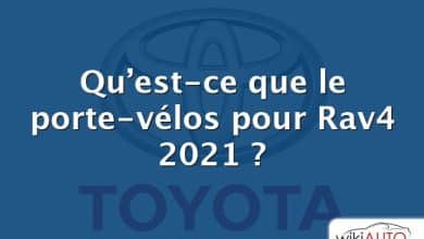 Qu’est-ce que le porte-vélos pour Rav4 2021 ?