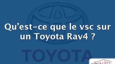 Qu’est-ce que le vsc sur un Toyota Rav4 ?