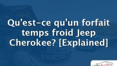 Qu’est-ce qu’un forfait temps froid Jeep Cherokee? [Explained]