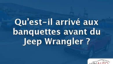 Qu’est-il arrivé aux banquettes avant du Jeep Wrangler ?