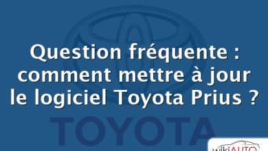 Question fréquente : comment mettre à jour le logiciel Toyota Prius ?