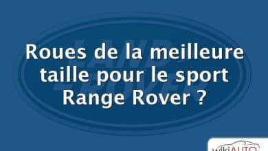Roues de la meilleure taille pour le sport Range Rover ?