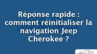 Réponse rapide : comment réinitialiser la navigation Jeep Cherokee ?