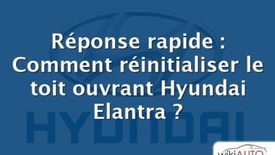 Réponse rapide : Comment réinitialiser le toit ouvrant Hyundai Elantra ?
