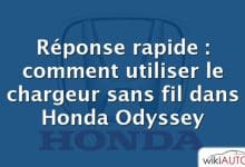 Réponse rapide : comment utiliser le chargeur sans fil dans Honda Odyssey