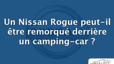 Un Nissan Rogue peut-il être remorqué derrière un camping-car ?