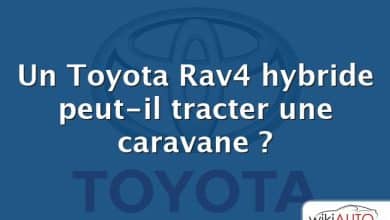 Un Toyota Rav4 hybride peut-il tracter une caravane ?