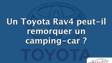 Un Toyota Rav4 peut-il remorquer un camping-car ?