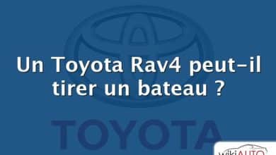 Un Toyota Rav4 peut-il tirer un bateau ?