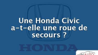 Une Honda Civic a-t-elle une roue de secours ?