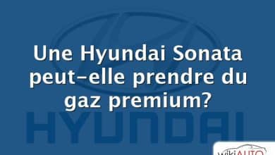 Une Hyundai Sonata peut-elle prendre du gaz premium?