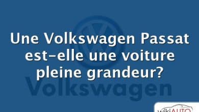 Une Volkswagen Passat est-elle une voiture pleine grandeur?