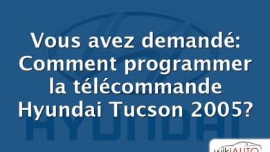 Vous avez demandé: Comment programmer la télécommande Hyundai Tucson 2005?