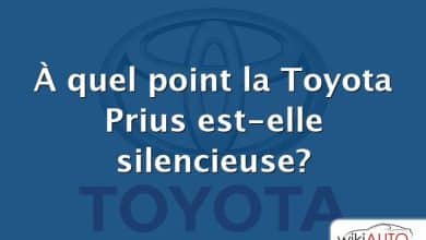 À quel point la Toyota Prius est-elle silencieuse?